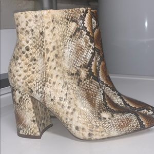 Women’s Snakeskin Booties